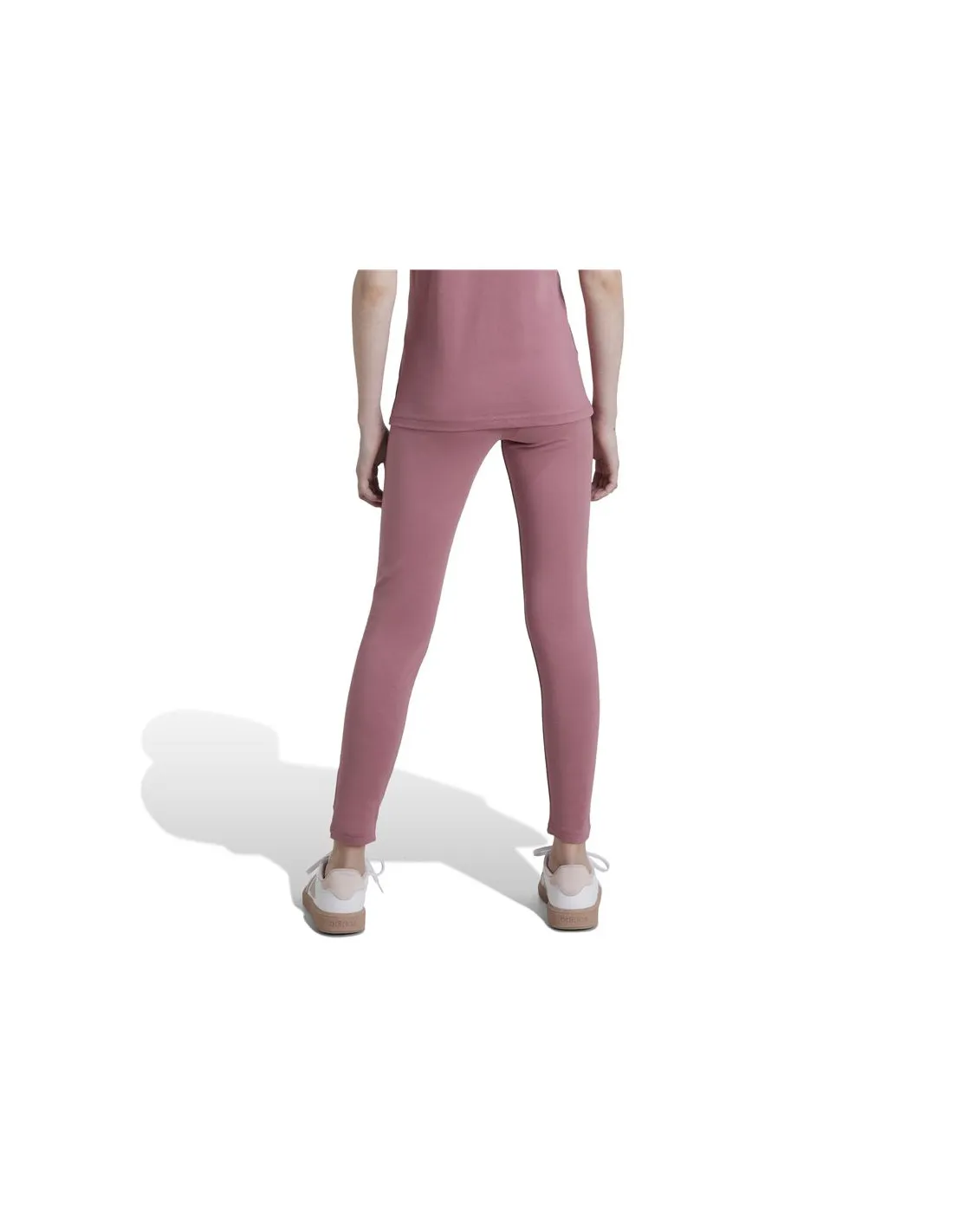 Mallas adidas Essentials Linear Logo Cotton Niña Rosa