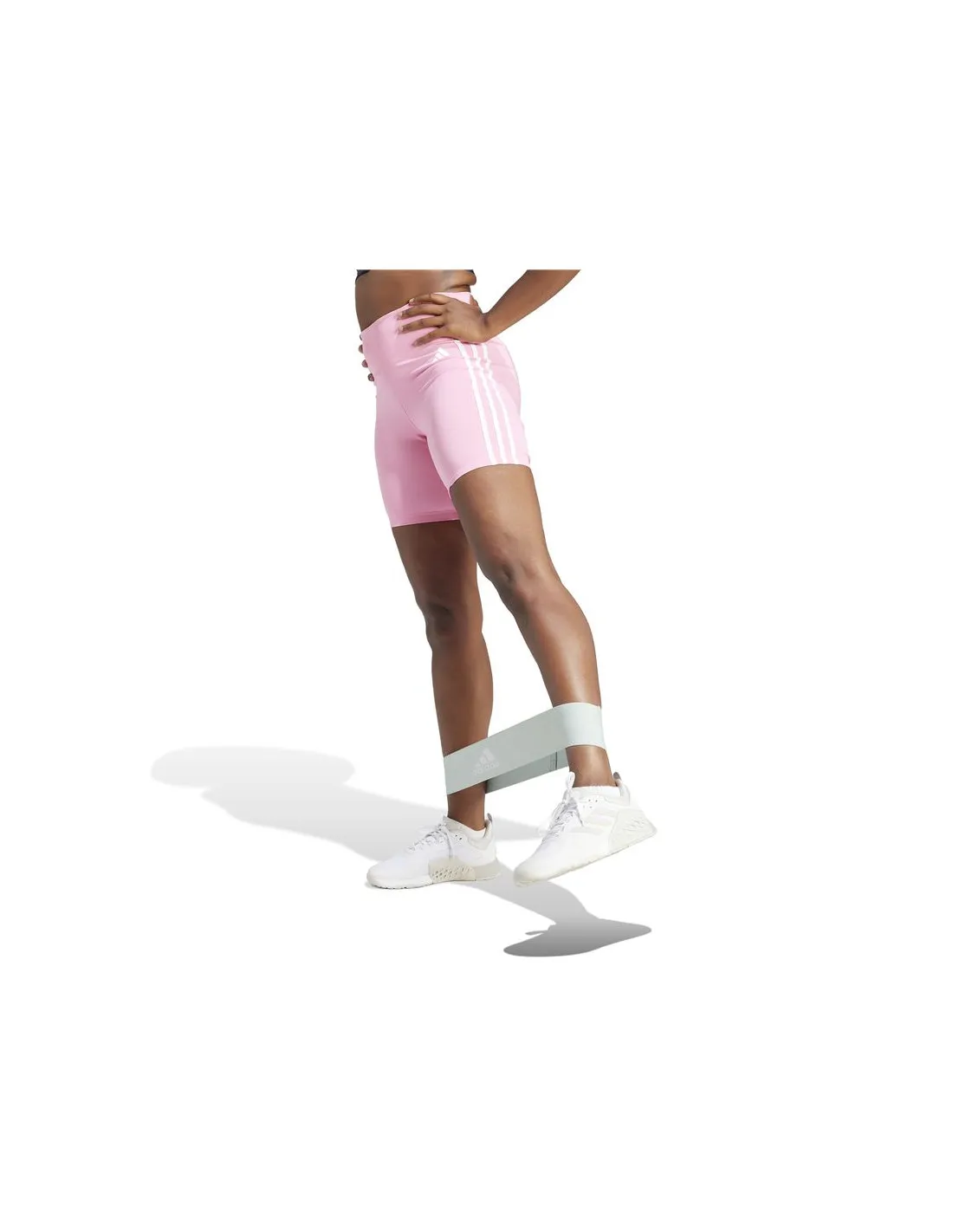 Mallas de Fitness adidas Essentials 3Bandas Short Mujer Rosa