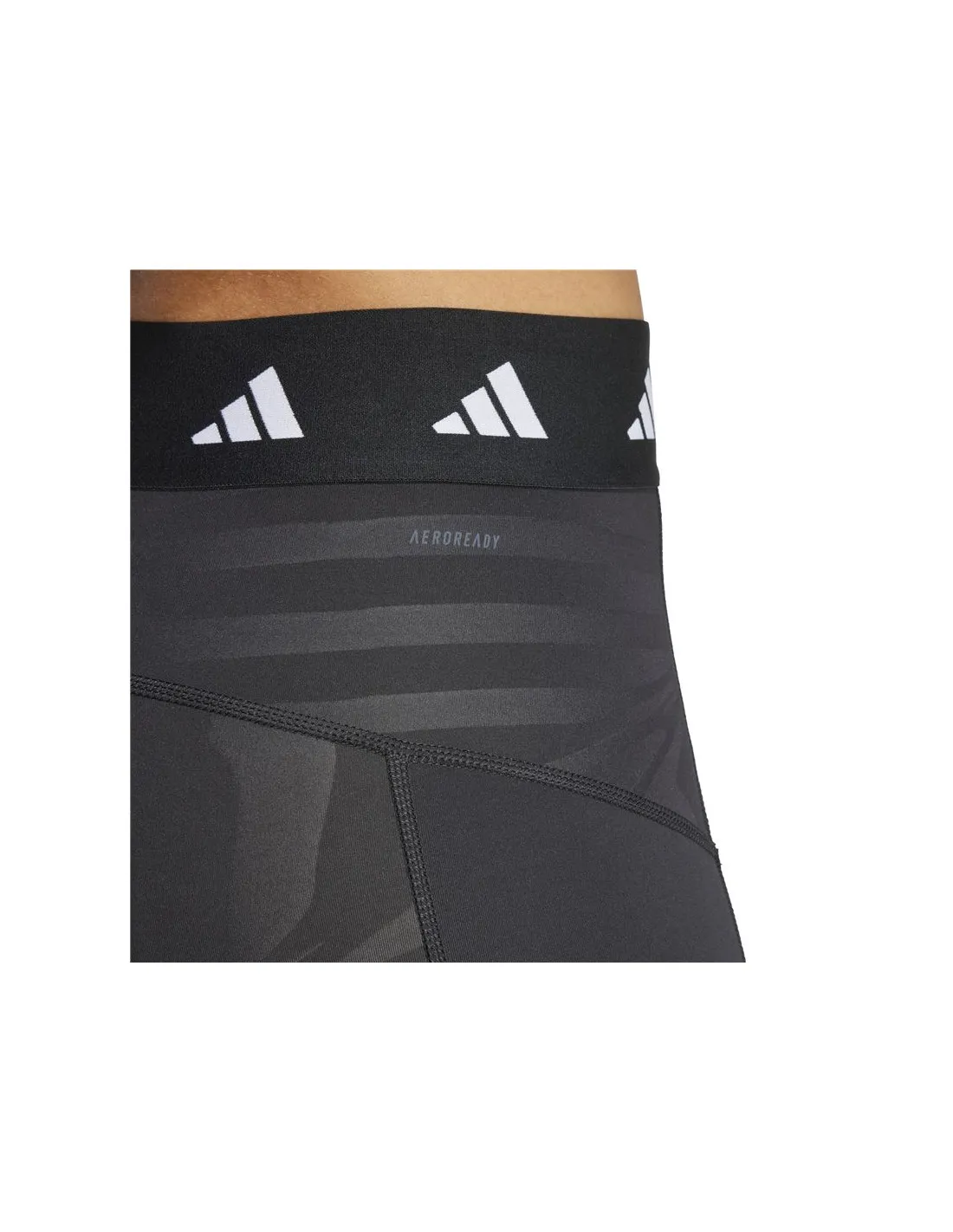 Mallas de Fitness adidas Essentials Techfit Print 7/8 Mujer Negro