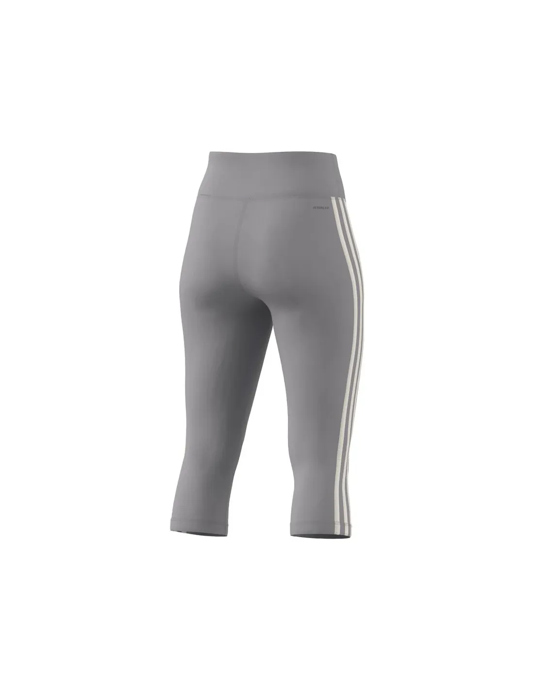 Mallas de Fitness adidas Train Essentials 3S 3/4 Mujer Gris
