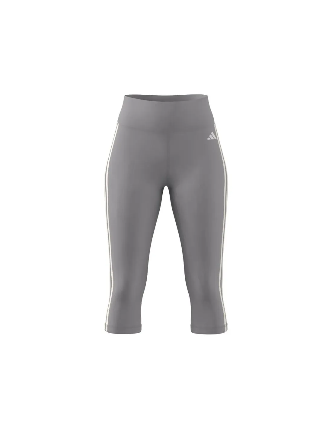 Mallas de Fitness adidas Train Essentials 3S 3/4 Mujer Gris
