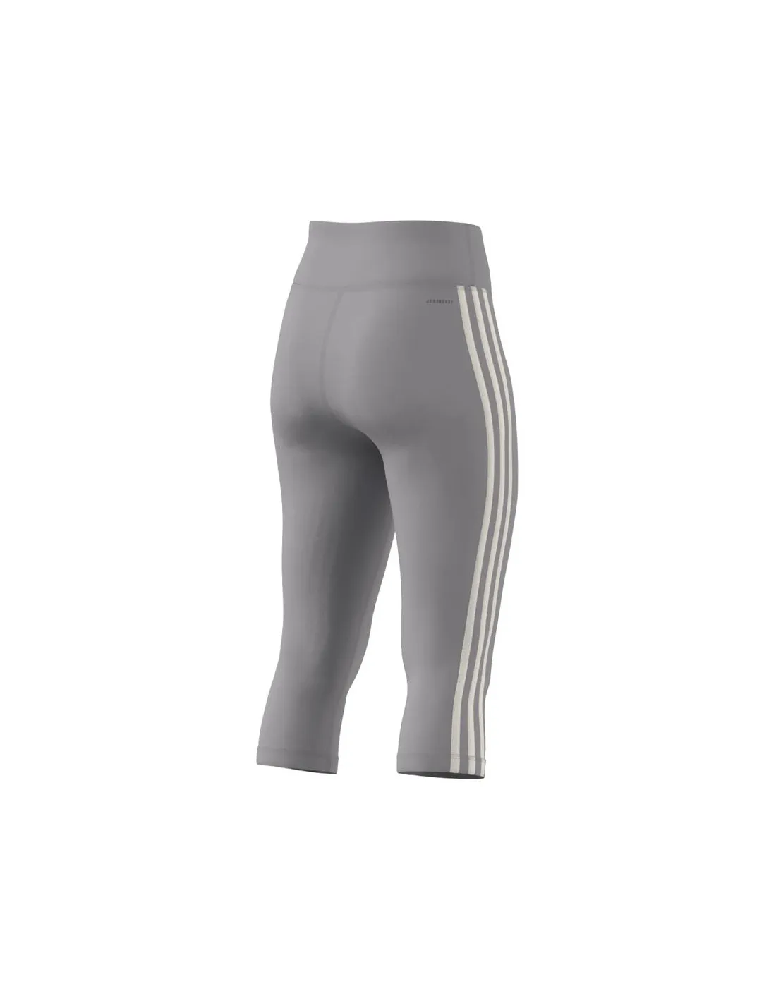 Mallas de Fitness adidas Train Essentials 3S 3/4 Mujer Gris