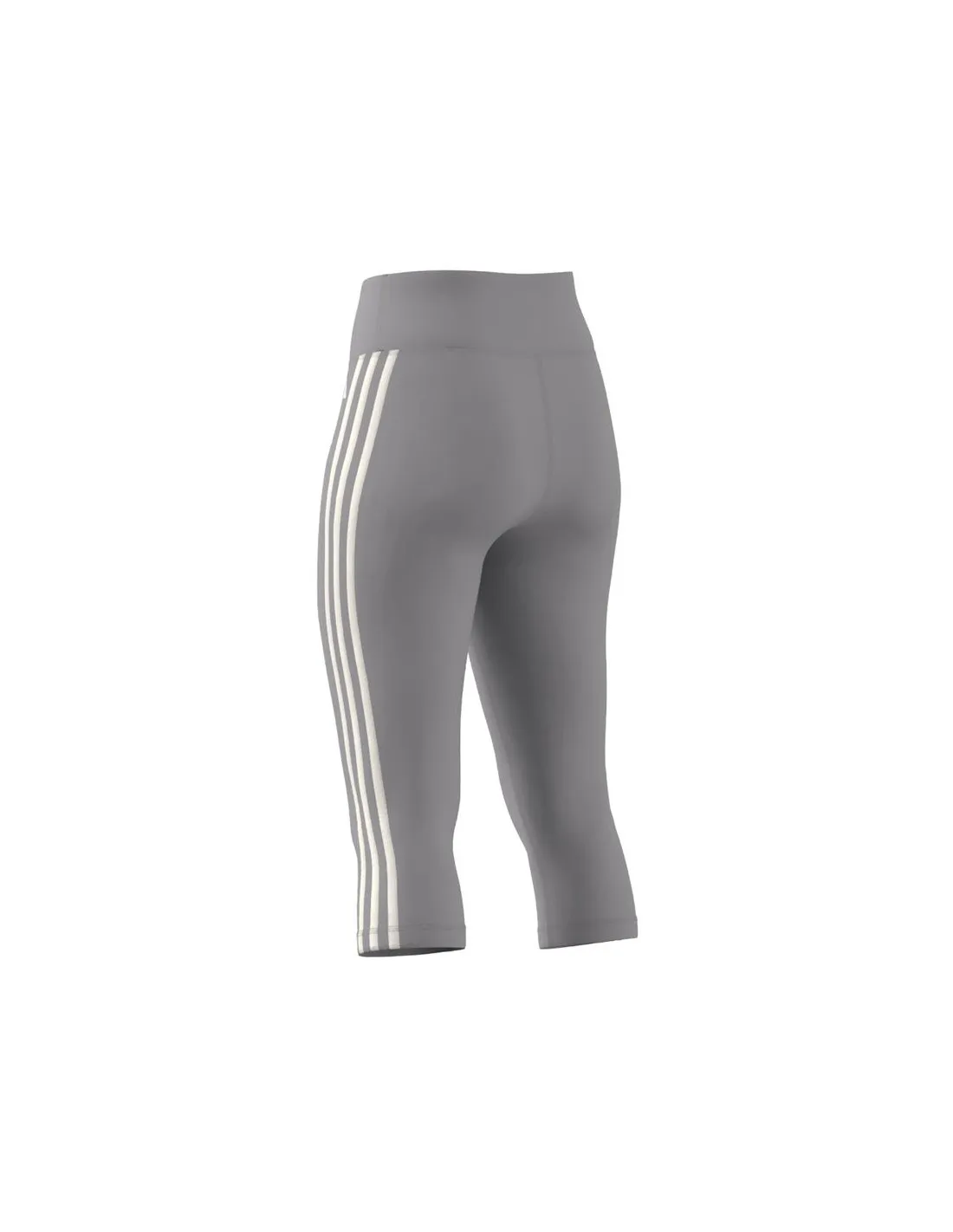 Mallas de Fitness adidas Train Essentials 3S 3/4 Mujer Gris