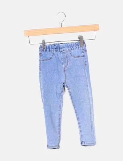 Mango Pantalón denim azul skinny