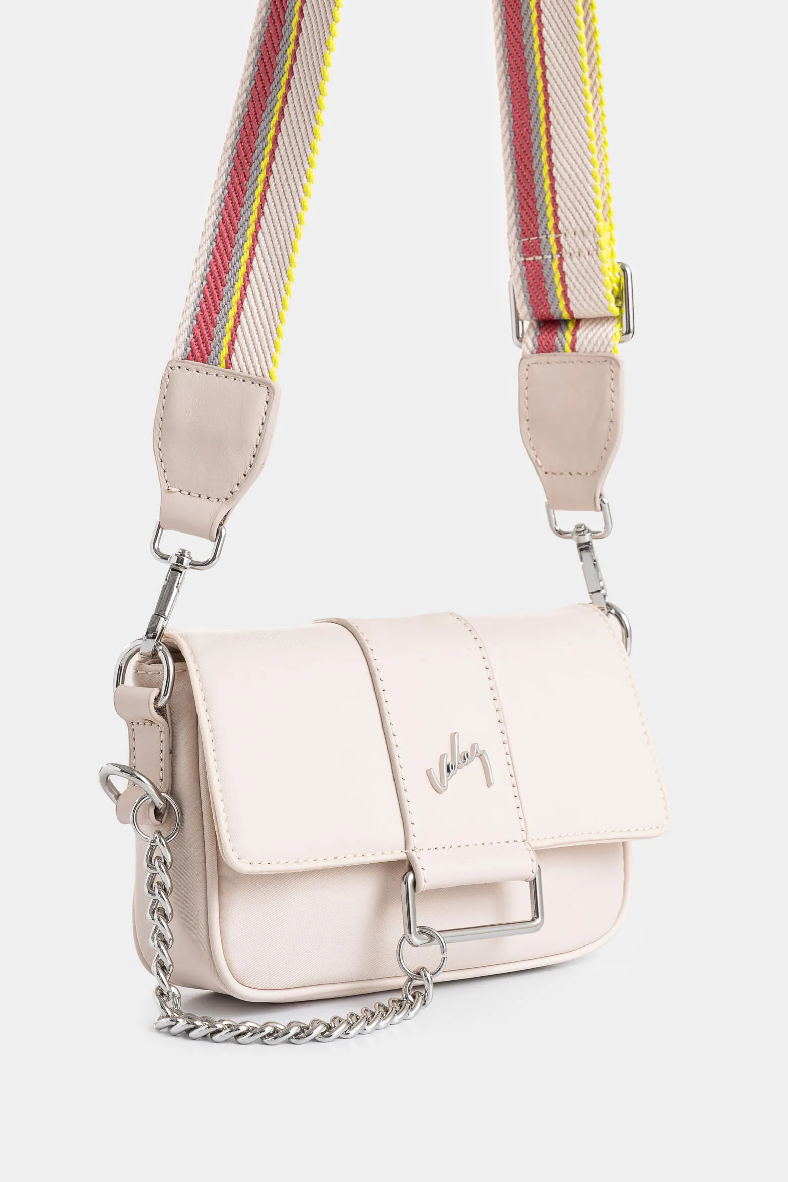 Manos libres Nova en lona para mujer detalle multicolor