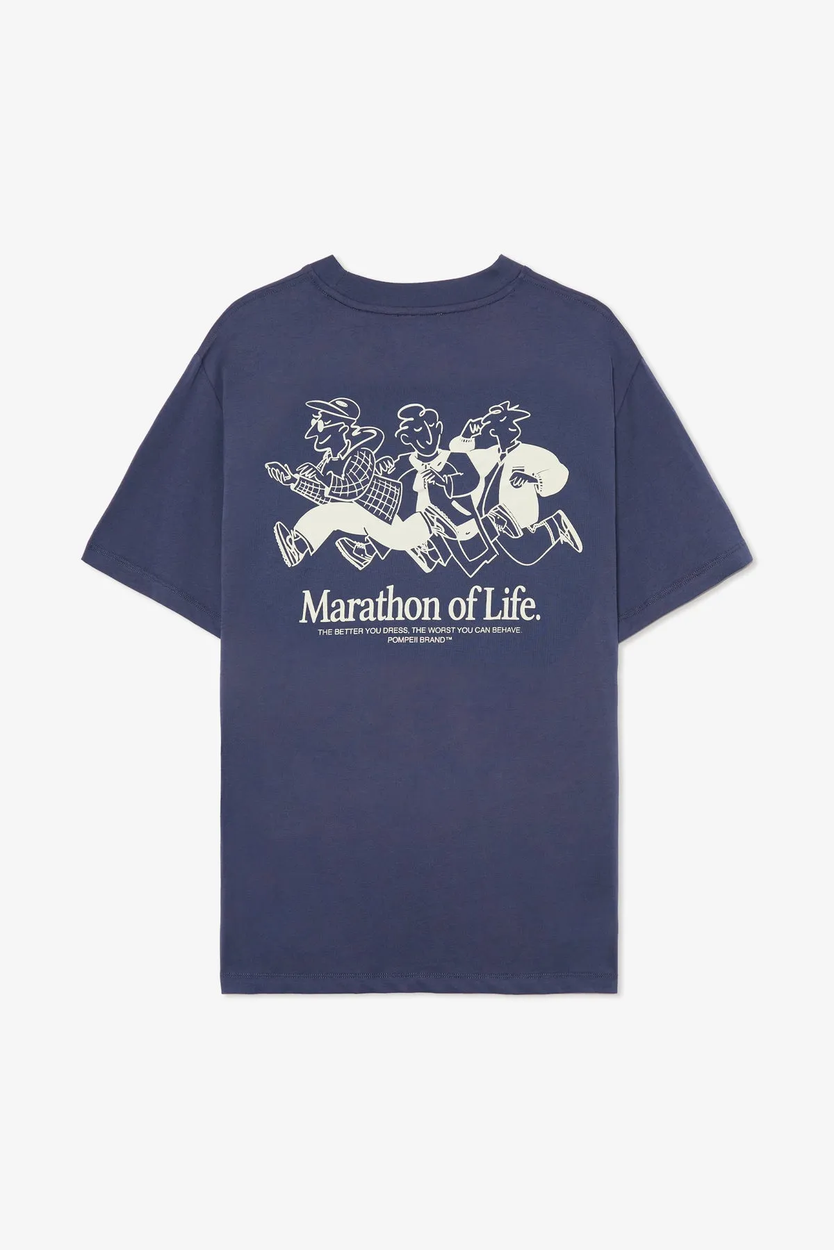 MARATHON OF LIFE MIDNIGHT BLUE TEE