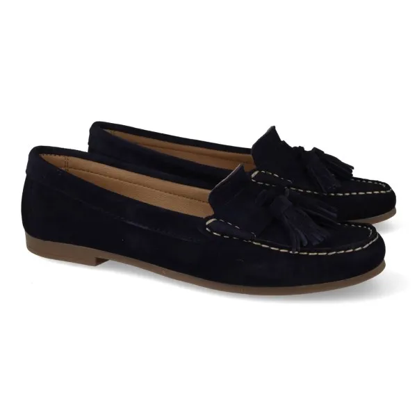 MOCASINES MUJER con BORLAS MOD. PAULINA