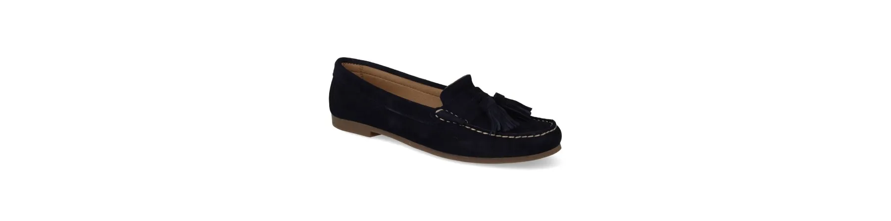 MOCASINES MUJER con BORLAS MOD. PAULINA