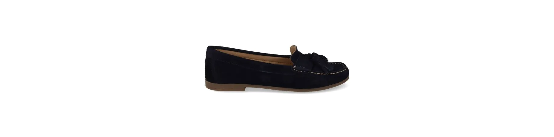 MOCASINES MUJER con BORLAS MOD. PAULINA