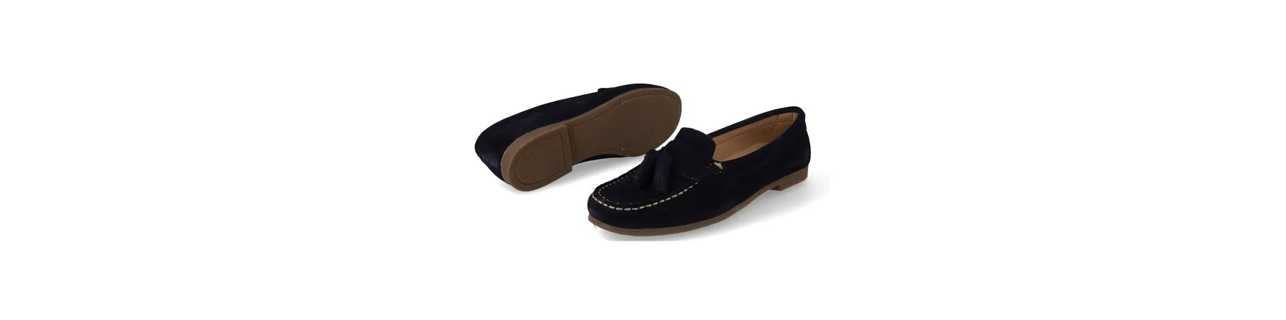 MOCASINES MUJER con BORLAS MOD. PAULINA