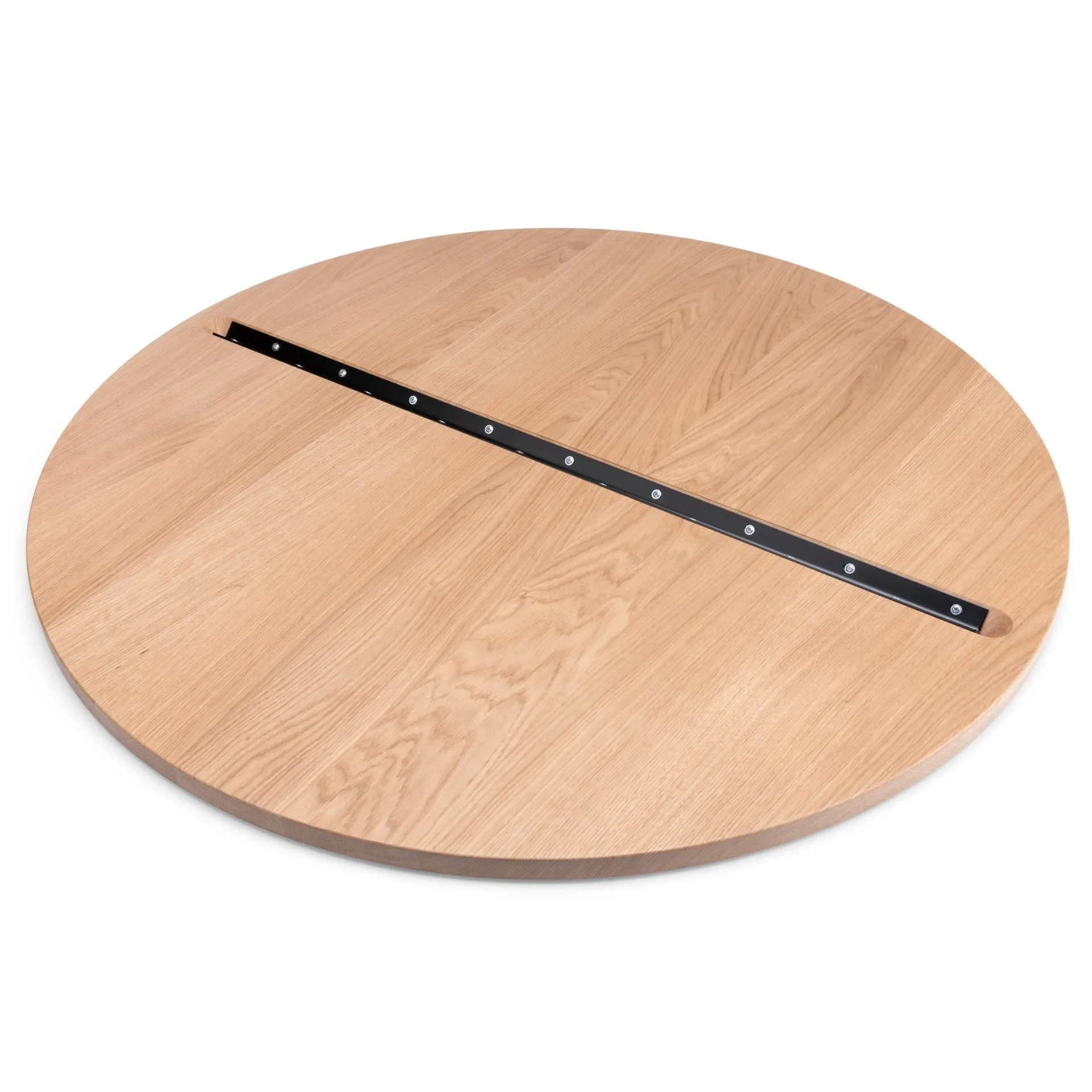 Modulor panel de madera maciza, redondo, roble