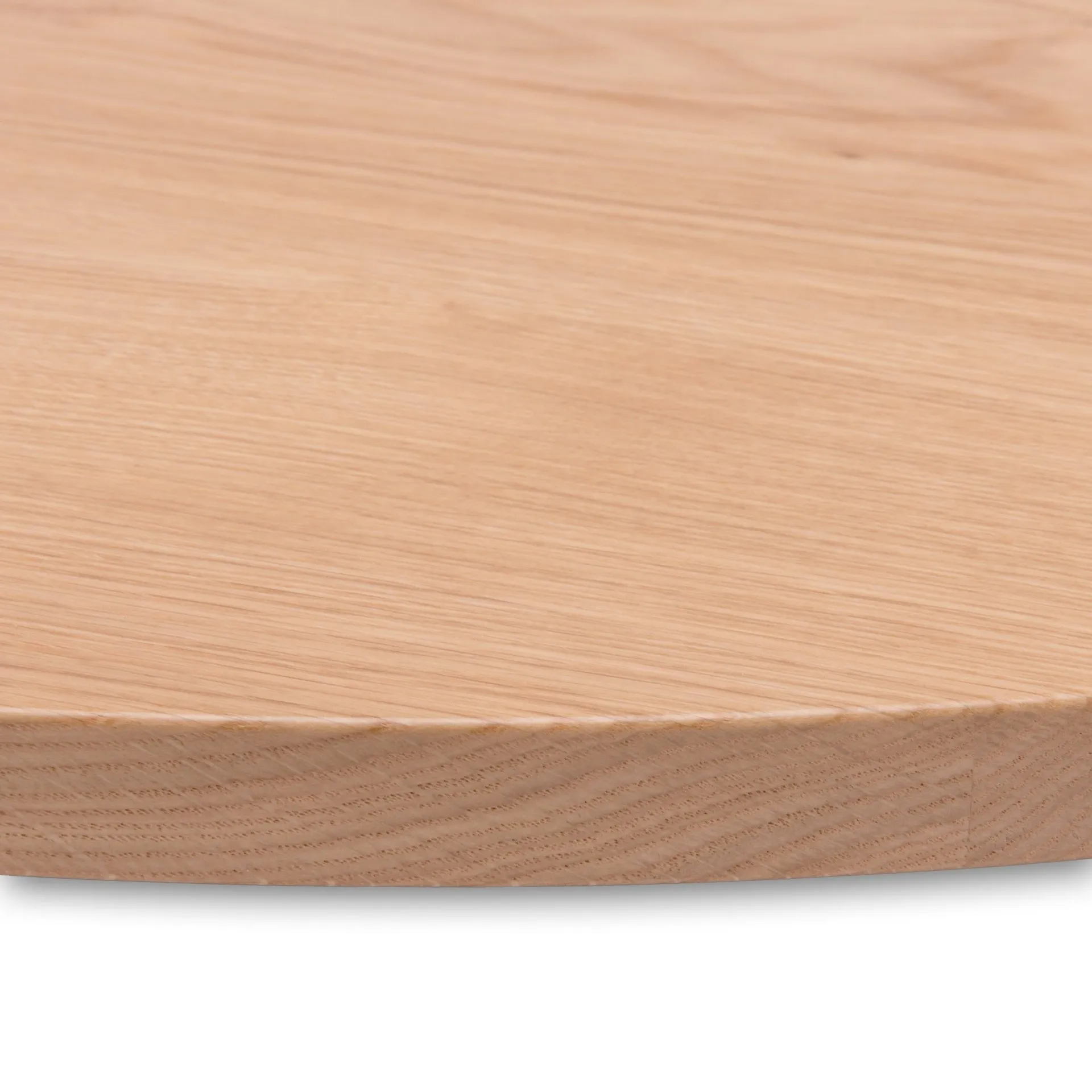 Modulor panel de madera maciza, redondo, roble