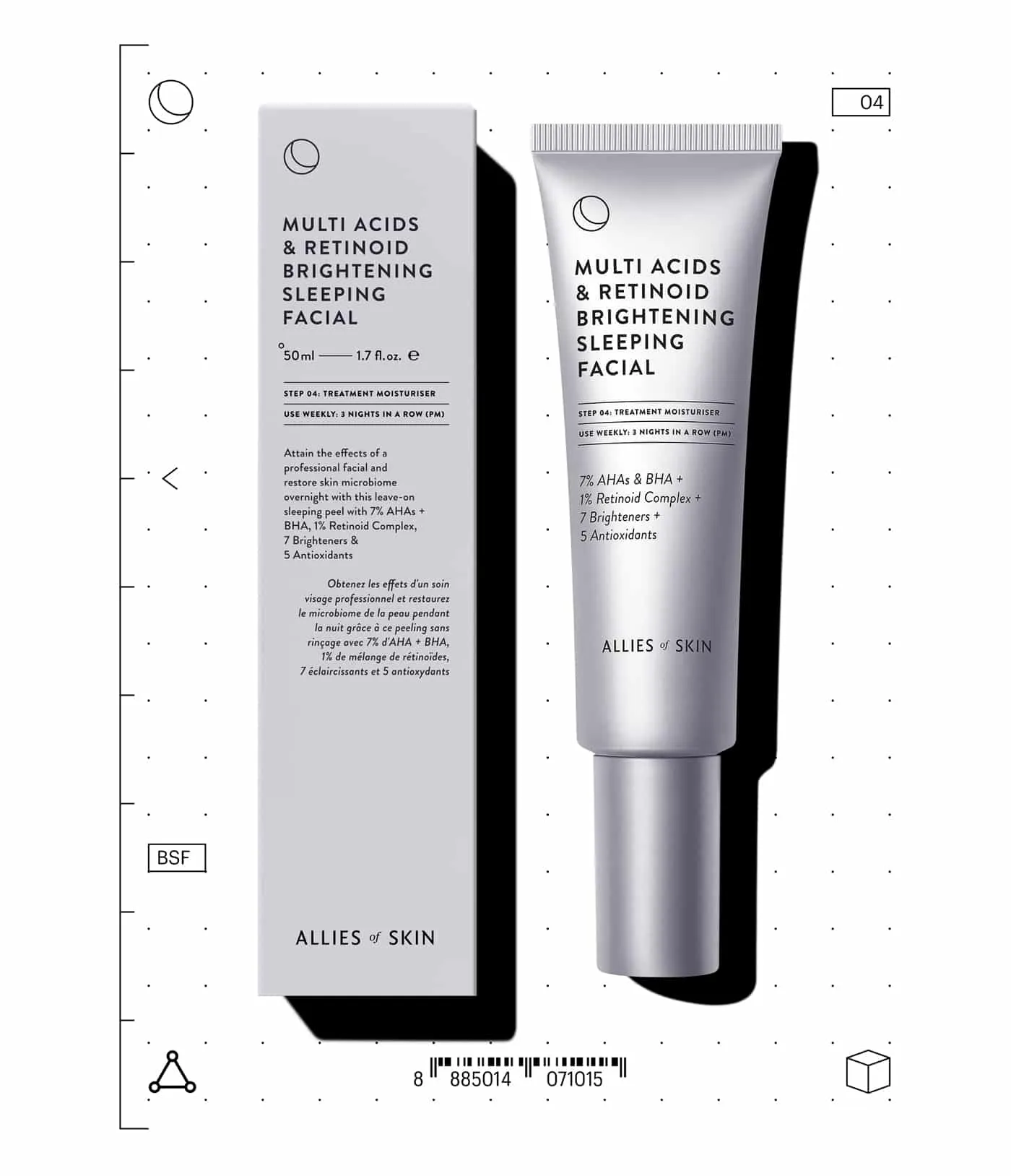 Multi Acids & Retinoid Brightening Sleeping Facial