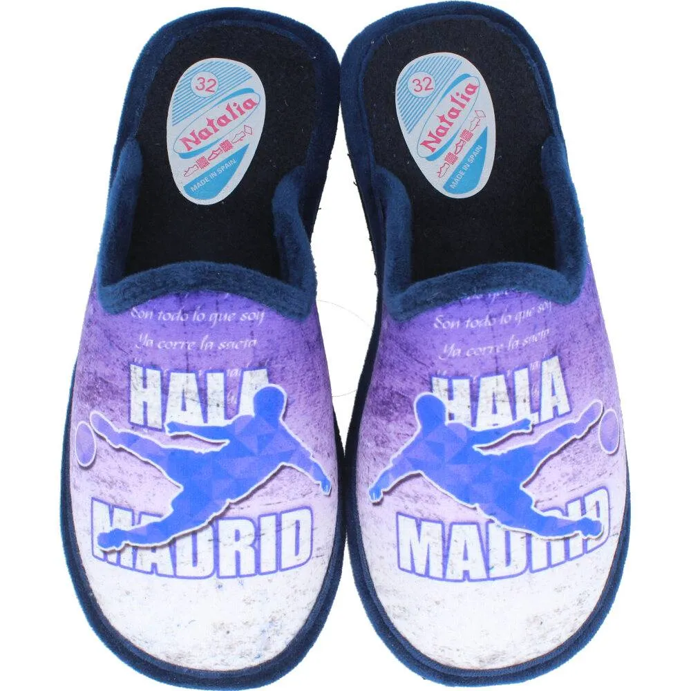 NATALIA  ZAPATILLA CASA NIñOS DISEñO REAL MADRID
