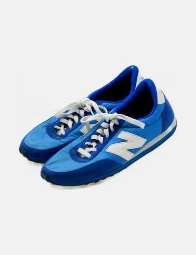 New Balance Zapatilla azul cordones
