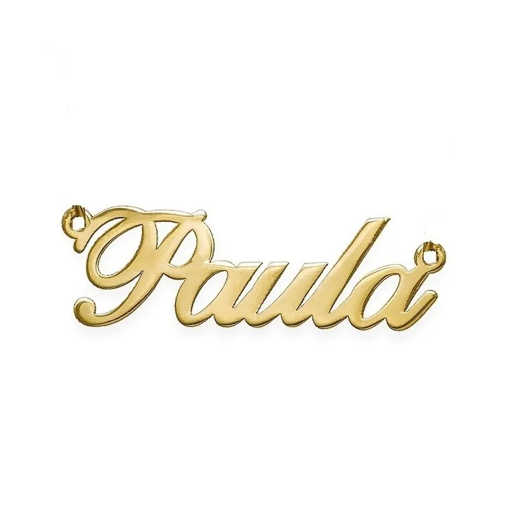 Nombres sueltos para collares y pulseras POR ENCARGOplata de ley