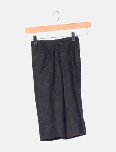 NoName Pantalón gris recto