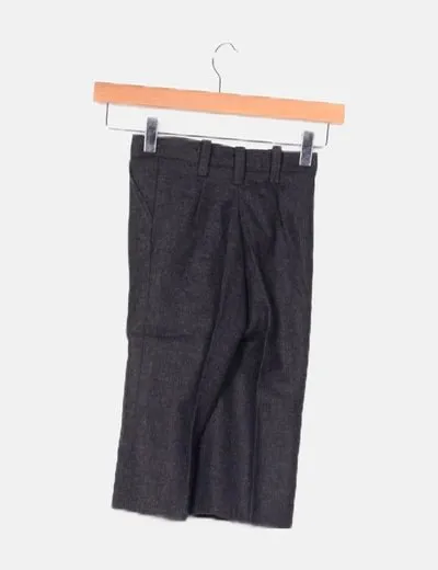 NoName Pantalón gris recto