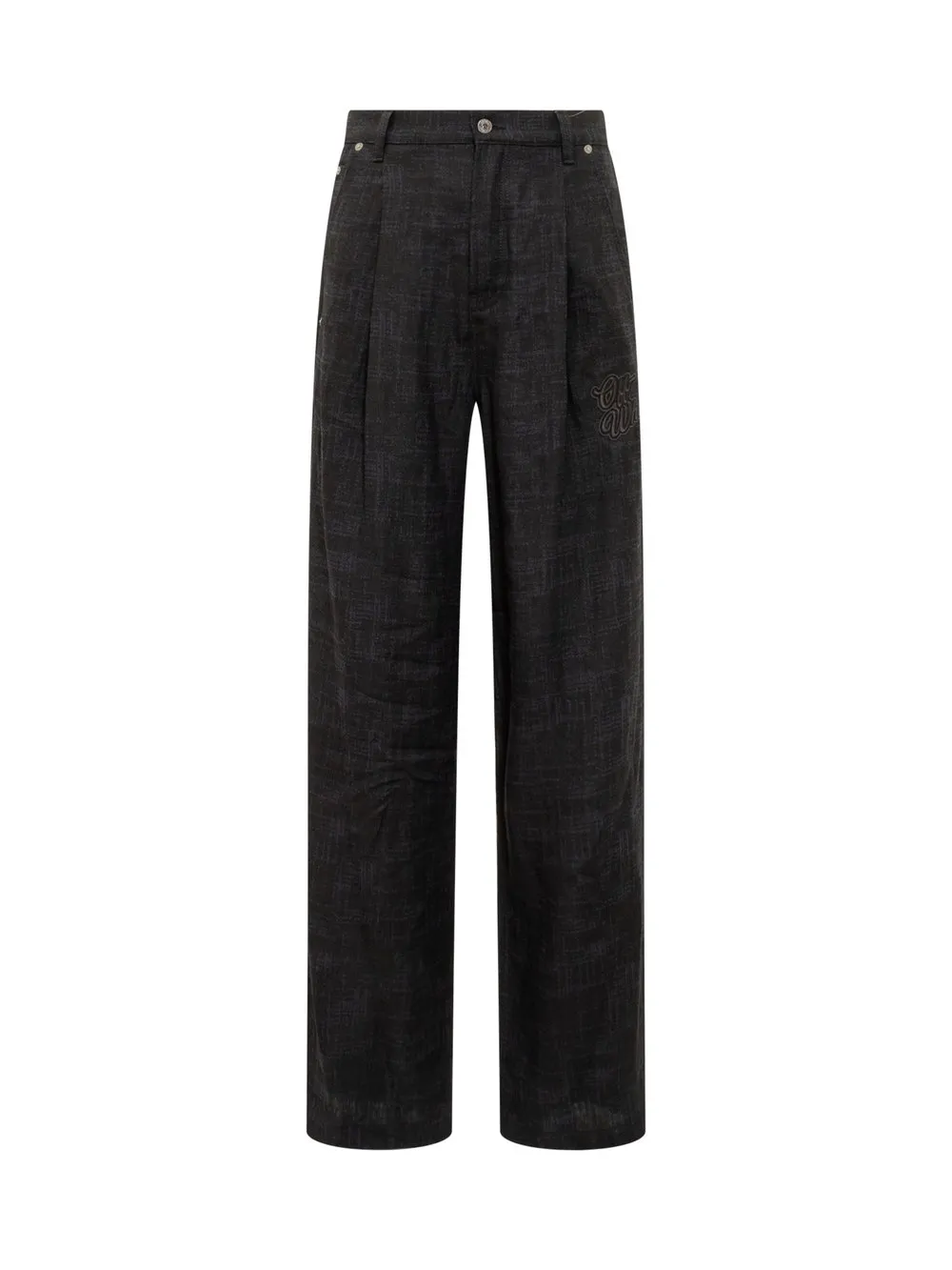 OFFWHITE PANTS WITH LOGO