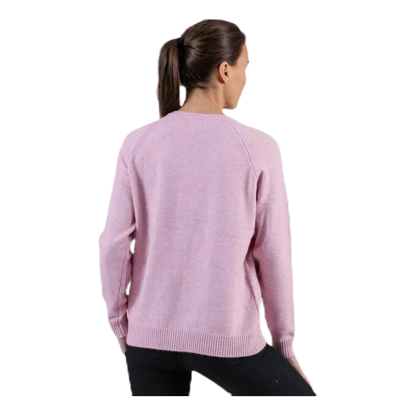 Only Lesly Kings L/S Pullover Knt Pink