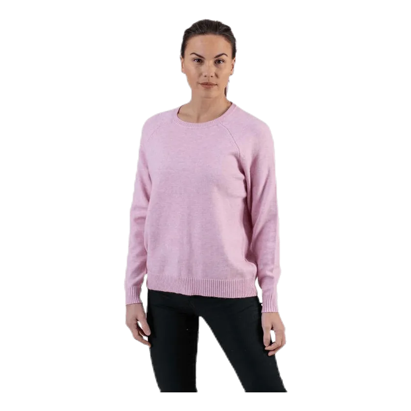 Only Lesly Kings L/S Pullover Knt Pink