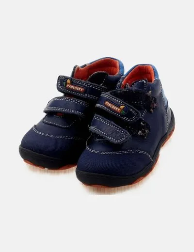 Pablosky Zapatilla azul marino velcro