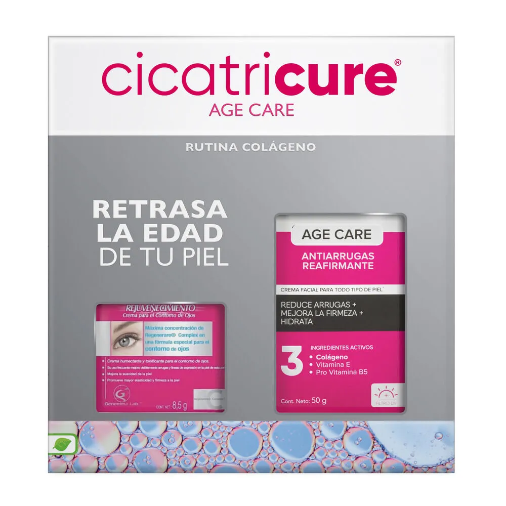 Pack Cicatricure Age Care Crema Reafirmante 50Gr + Contorno De Ojos 8,5Gr