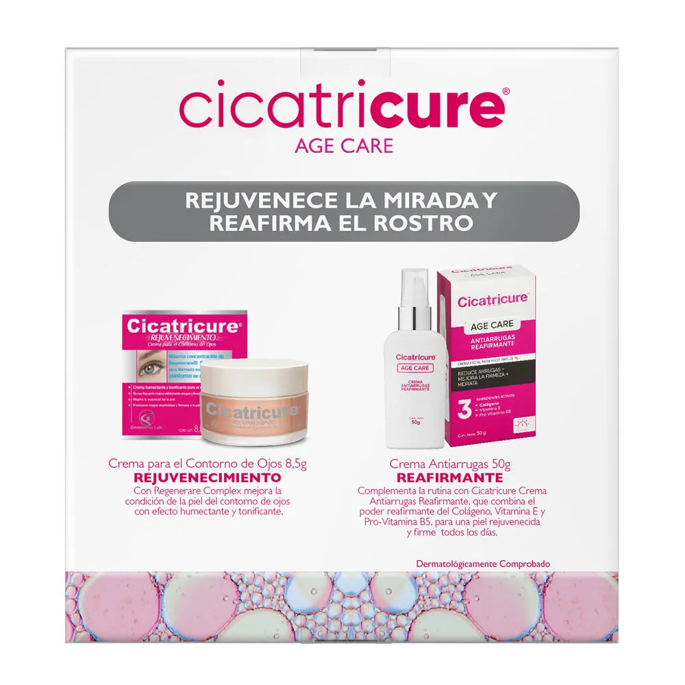 Pack Cicatricure Age Care Crema Reafirmante 50Gr + Contorno De Ojos 8,5Gr