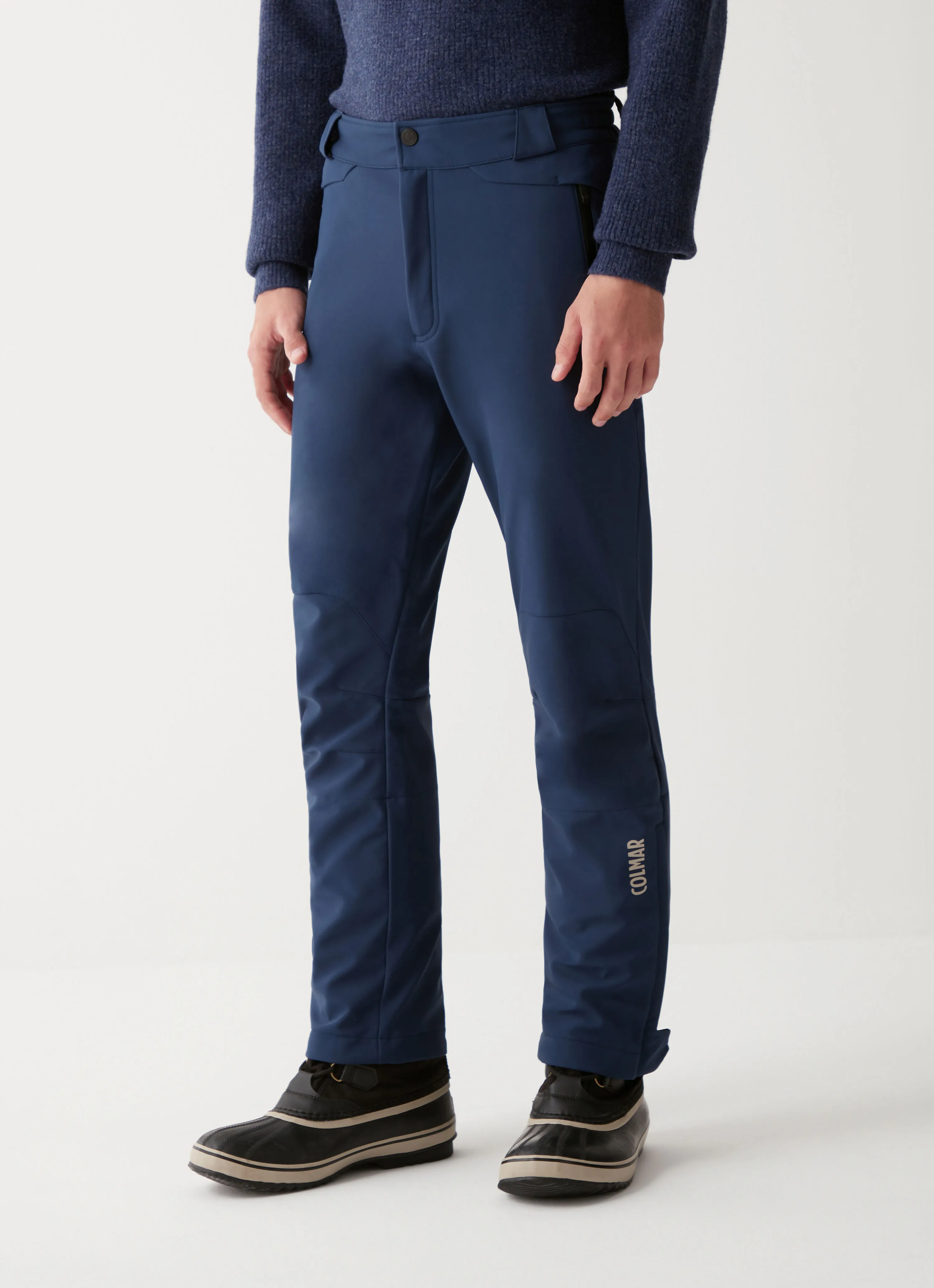 Pantalón de esquí softshell con polainas