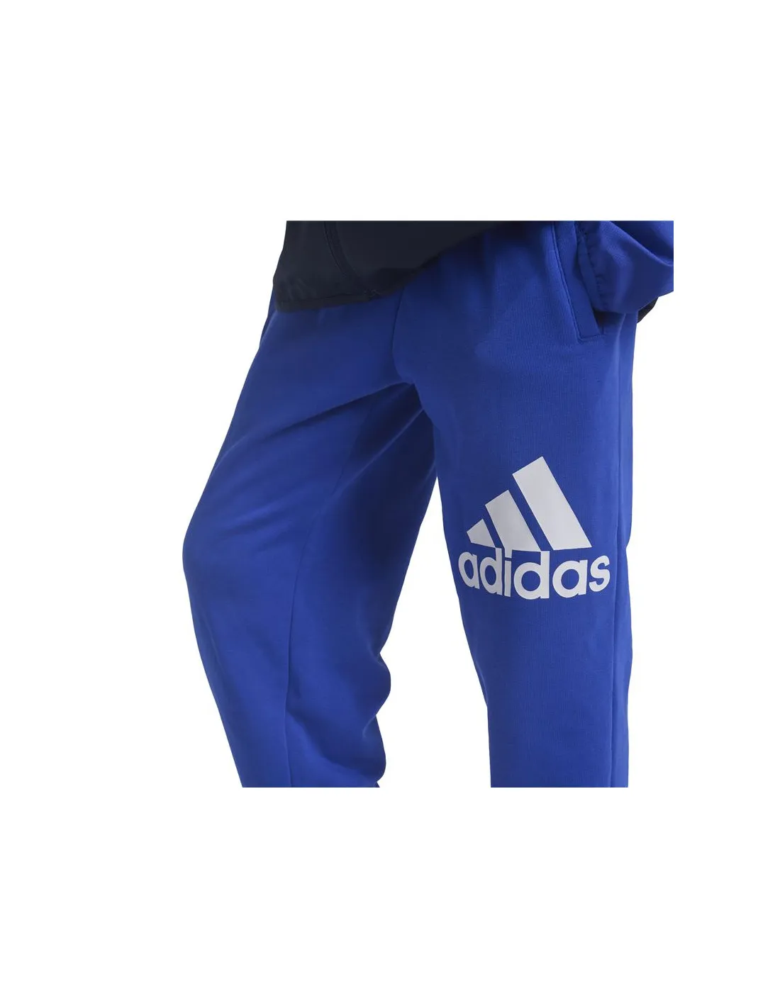 Pantalones adidas Essentials Big Logo Cotton Regular Fit Infantil Azul