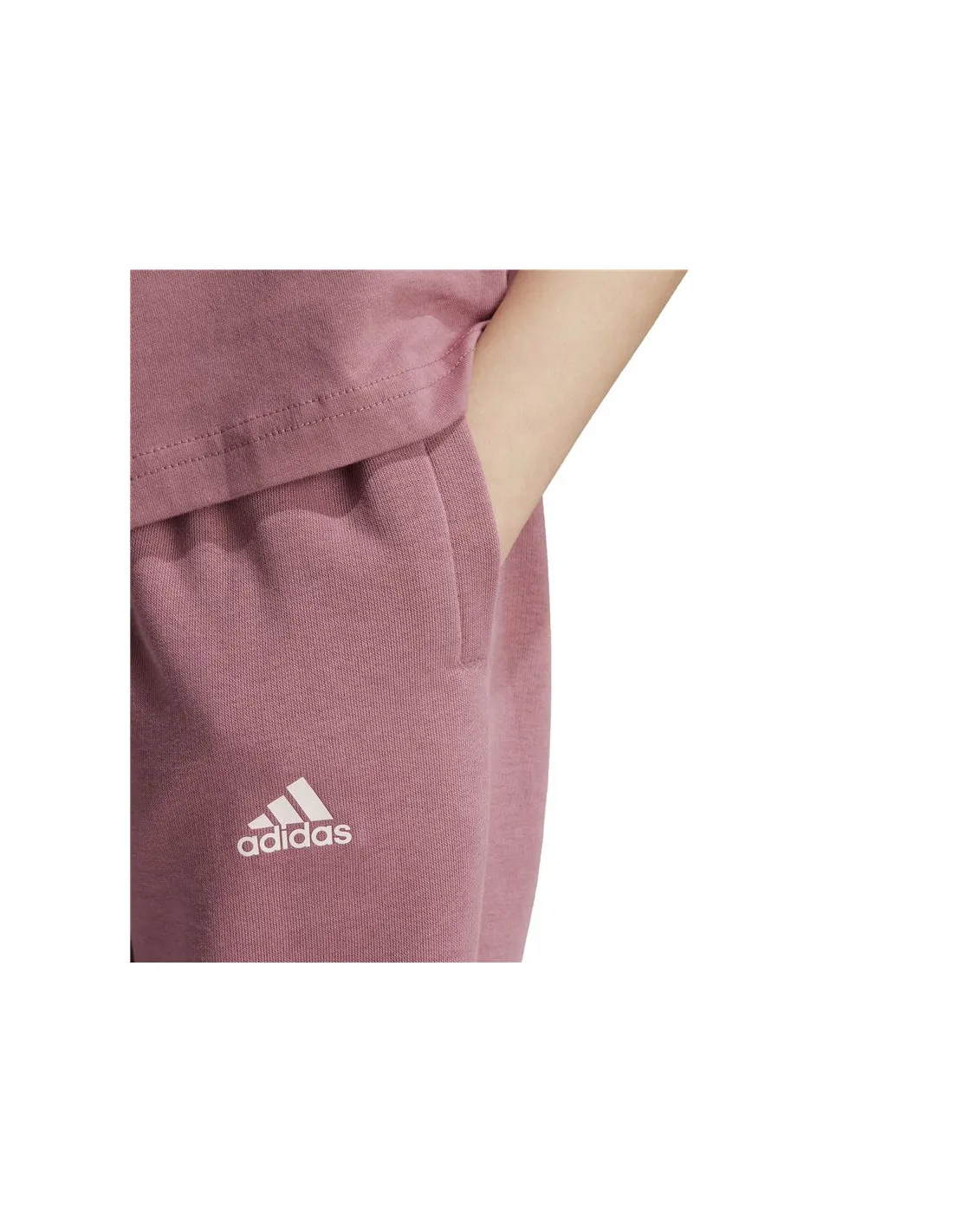 Pantalones adidas Essentials Linear Logo Cotton Niña Rosa