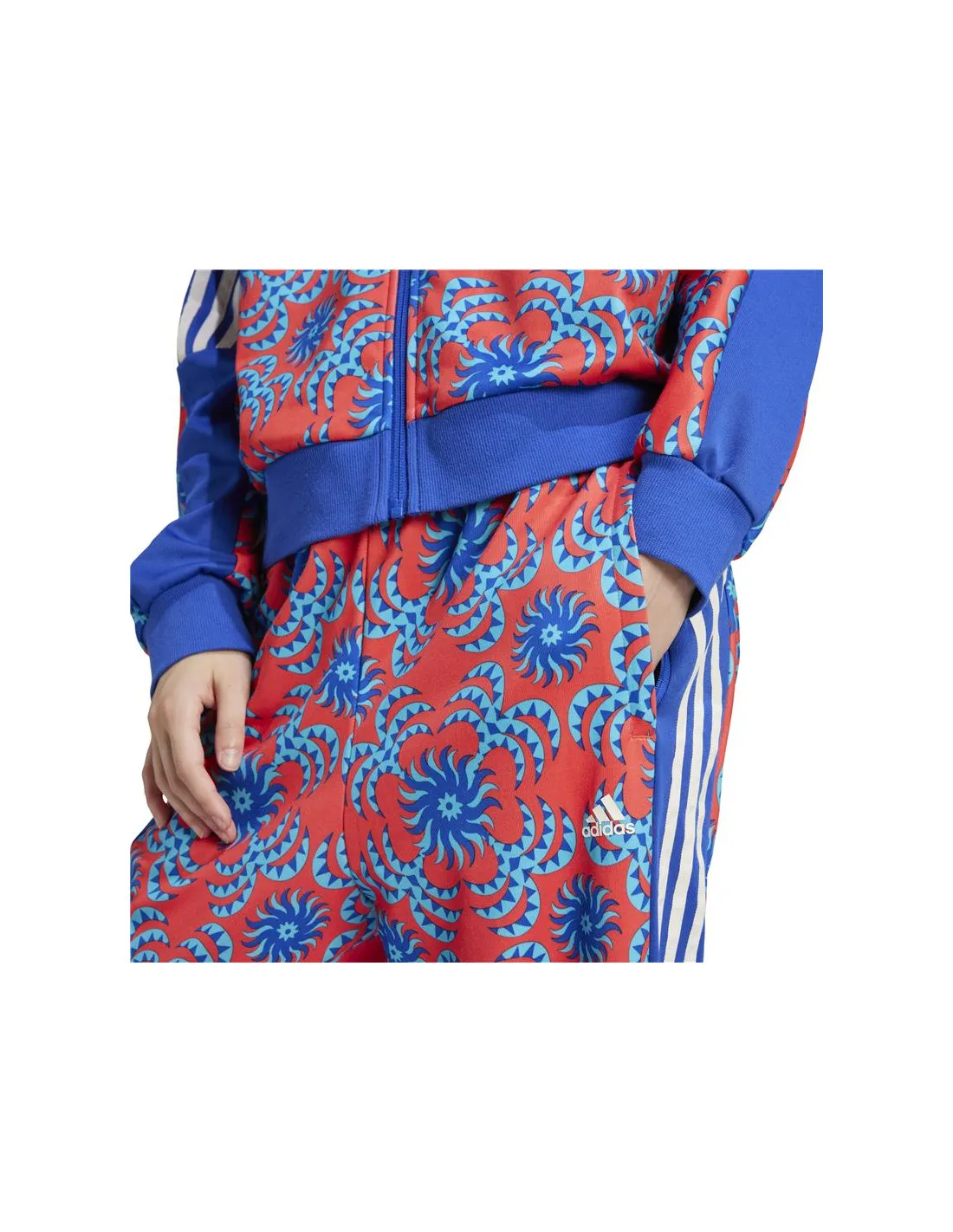 Pantalones de Fitness adidas Essentials Farm Tiro Mujer Rojo