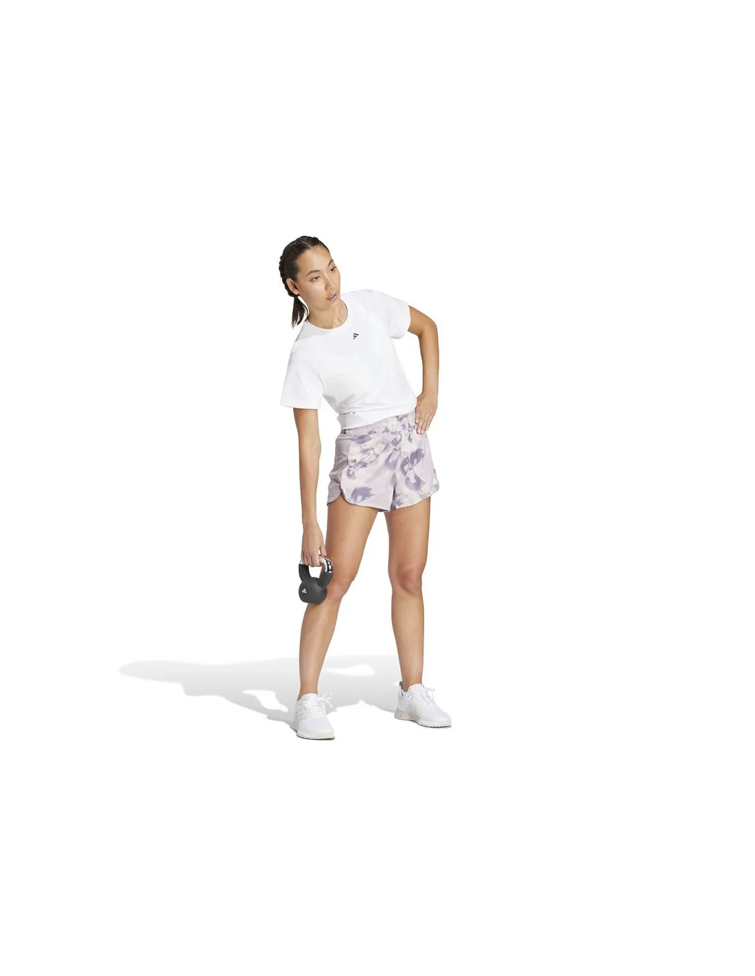 Pantalones de Fitness adidas Essentials Pacer Flower Mujer Morado