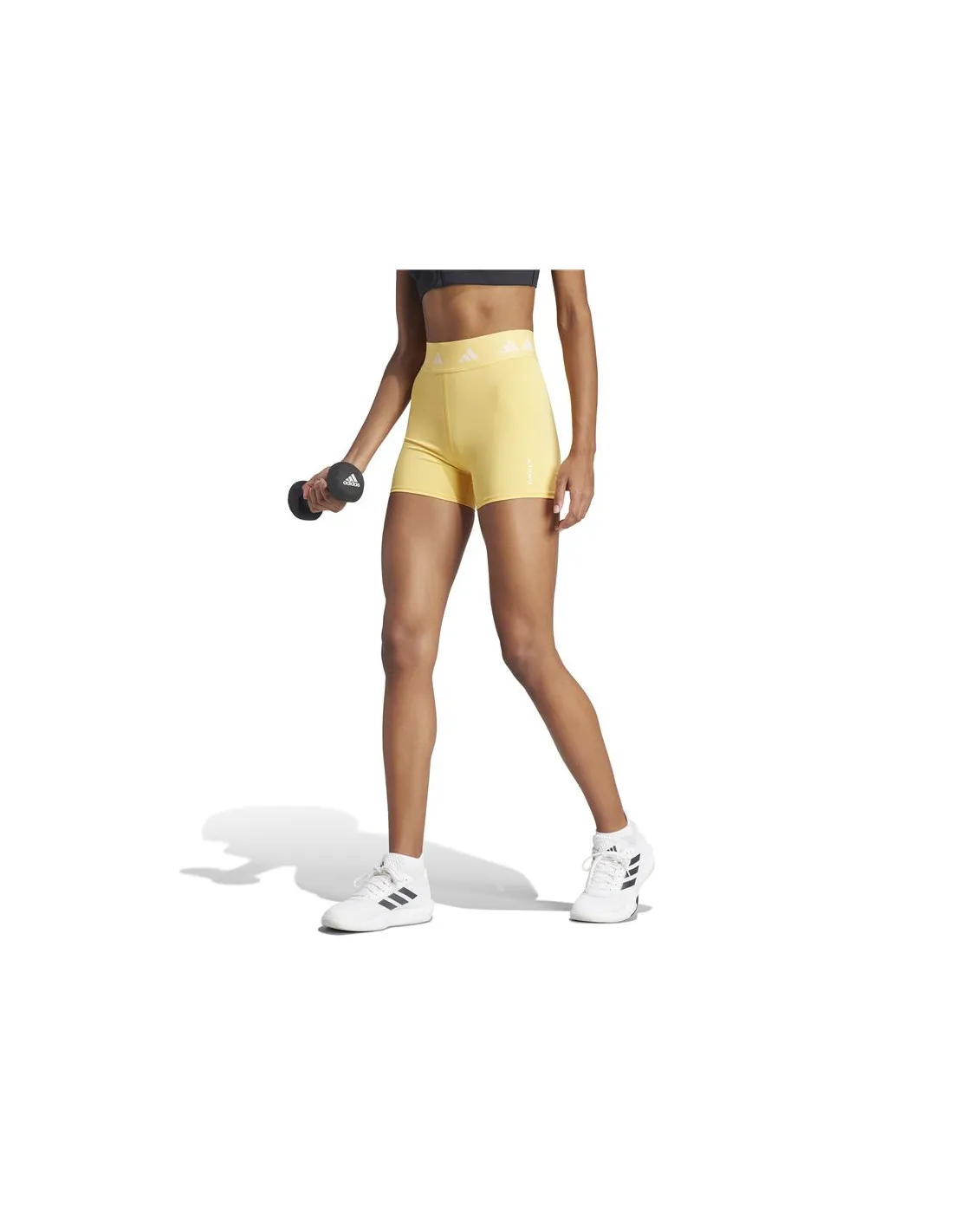 Pantalones de Fitness adidas Essentials Tf Mujer Amarillo