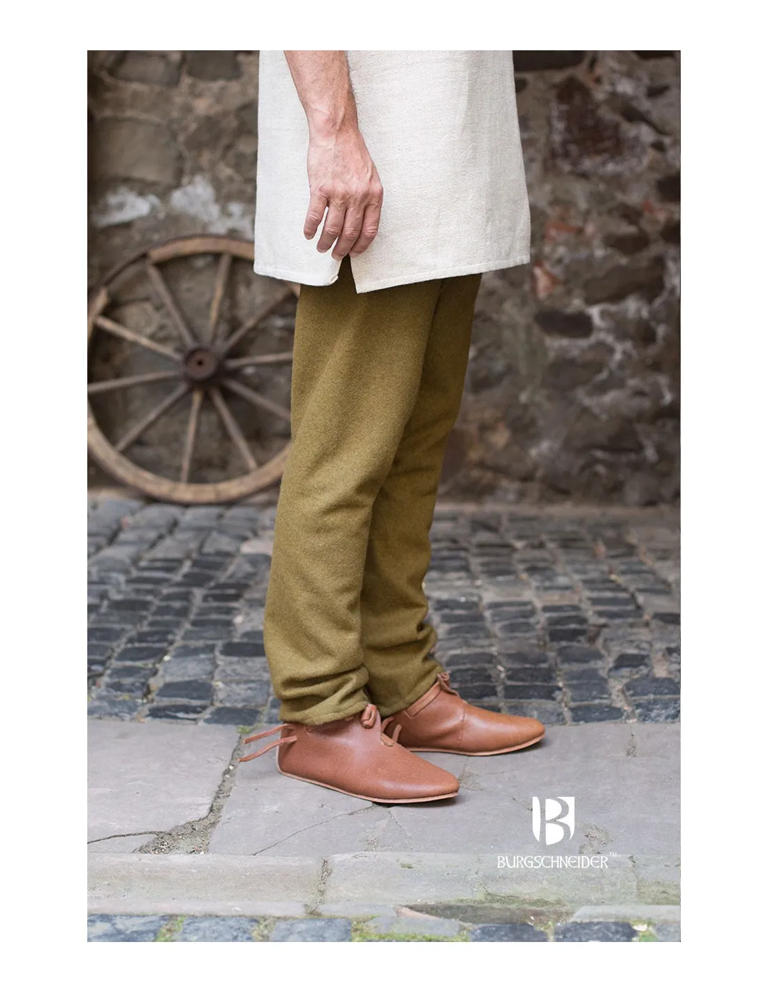 Pantalones medievales Fenris, mostaza