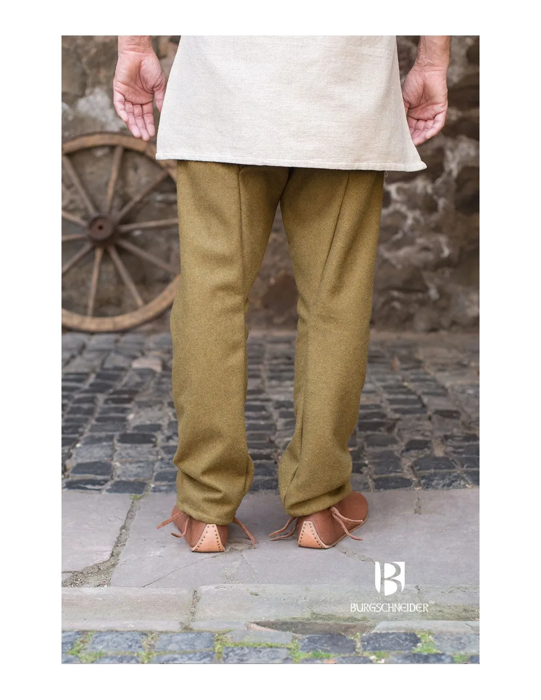 Pantalones medievales Fenris, mostaza