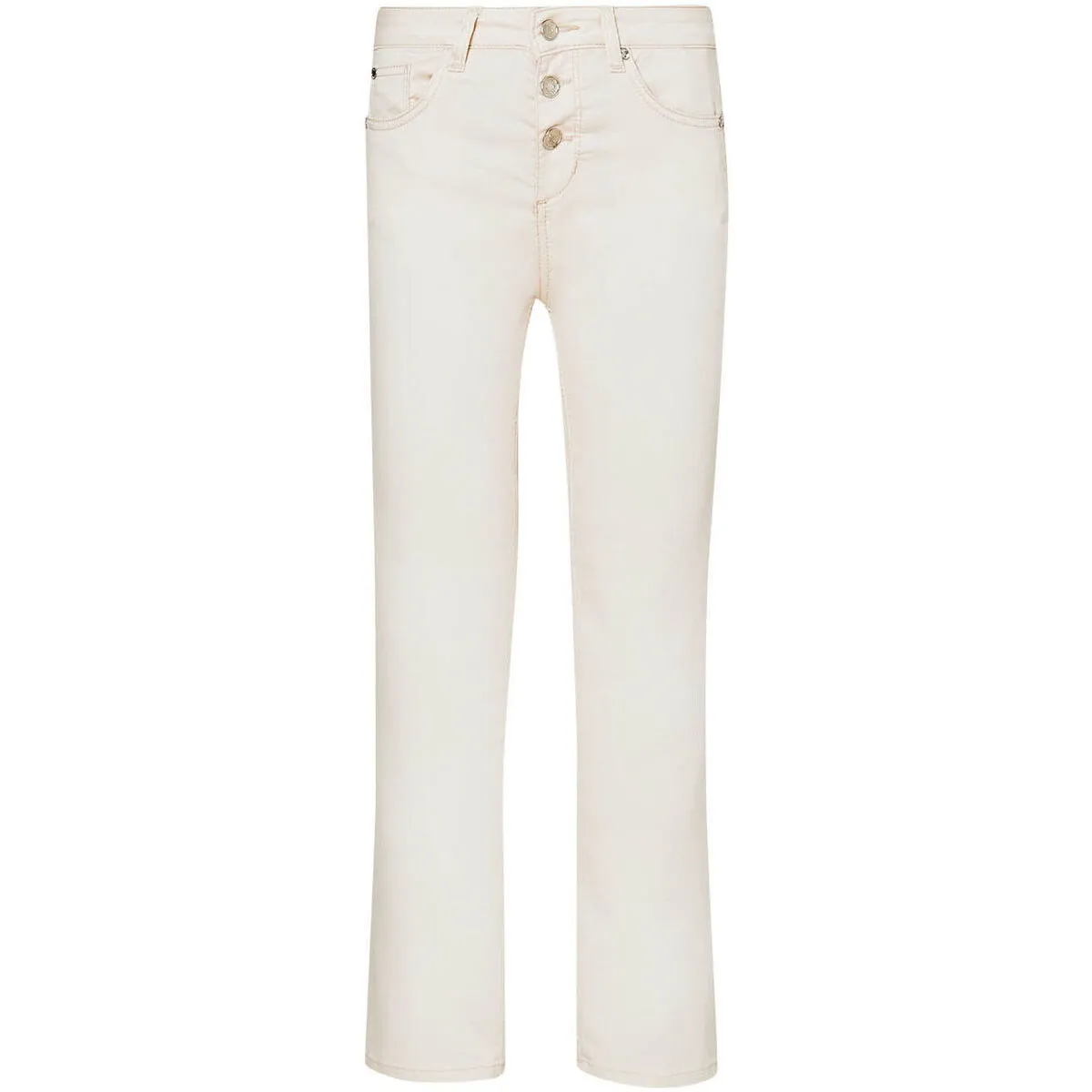 Pantalón acampanado beige