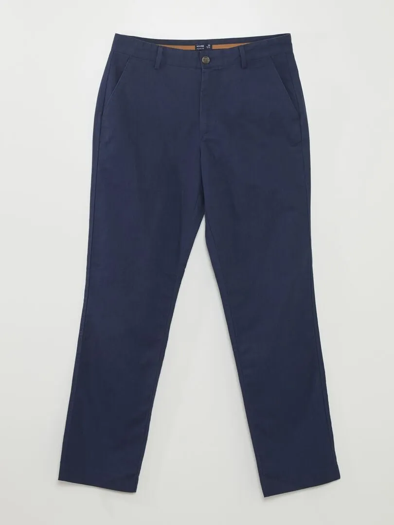 PANTALóN CHINO RECTO  NEGRO