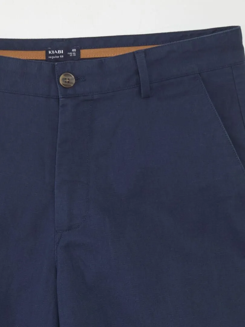 PANTALóN CHINO RECTO  NEGRO