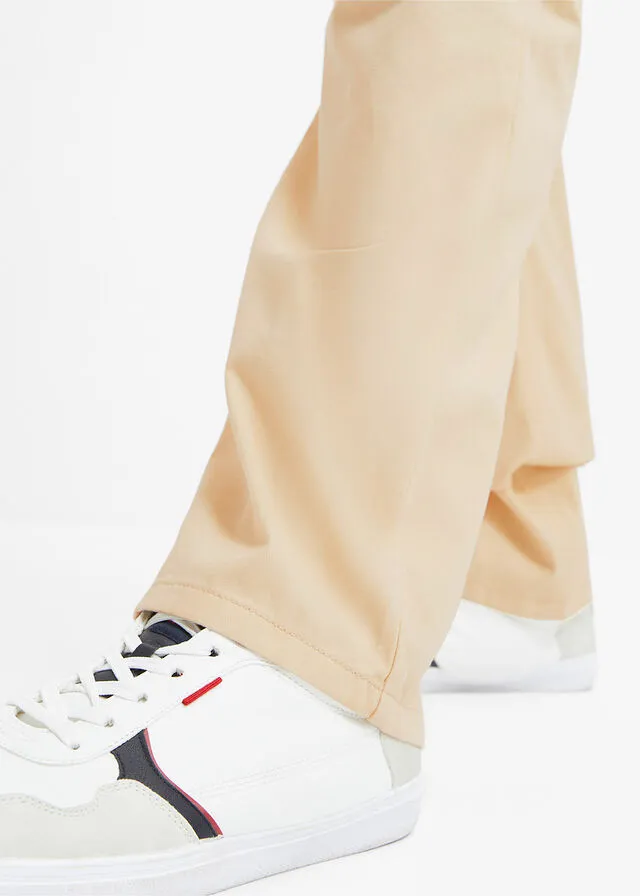 Pantalón con cinturilla elástica Beige
