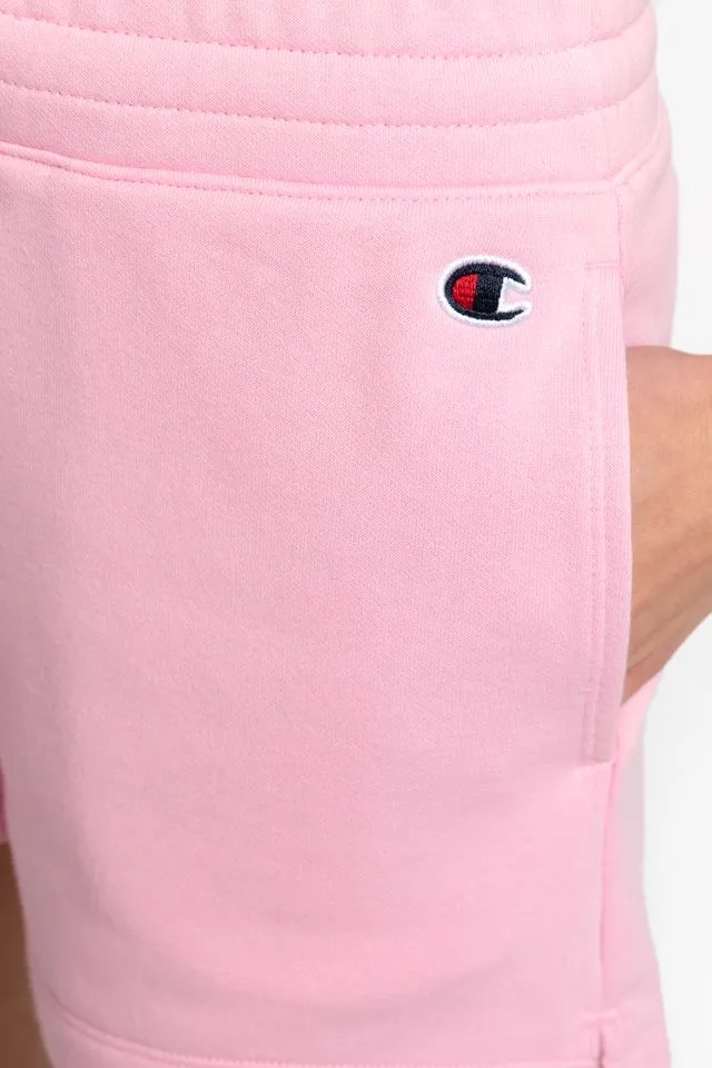 Pantalón corto CHAMPION Short mujer cintura elástica SHORTS Pink Ref. 113938 rosa palo