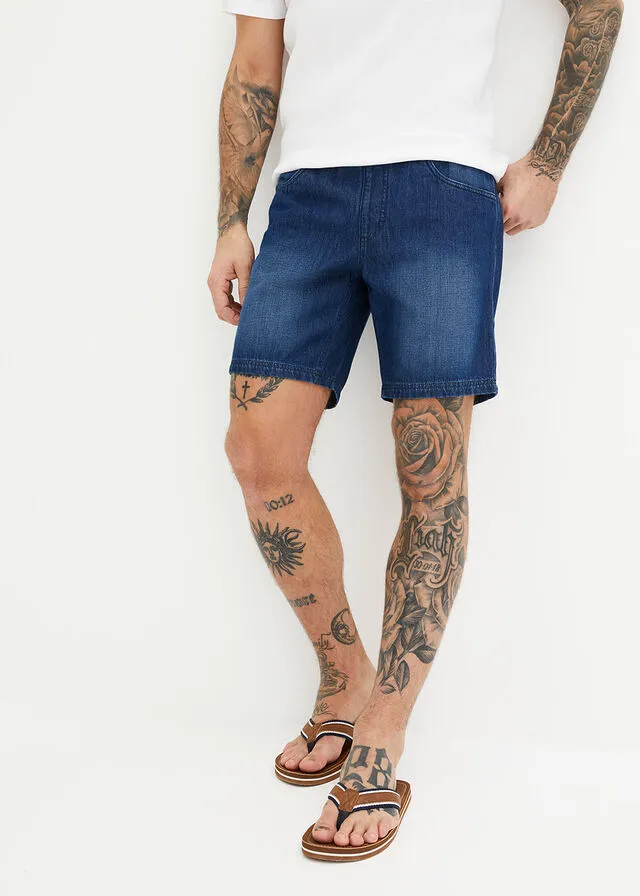 Pantalón corto vaquero Azul oscuro denim