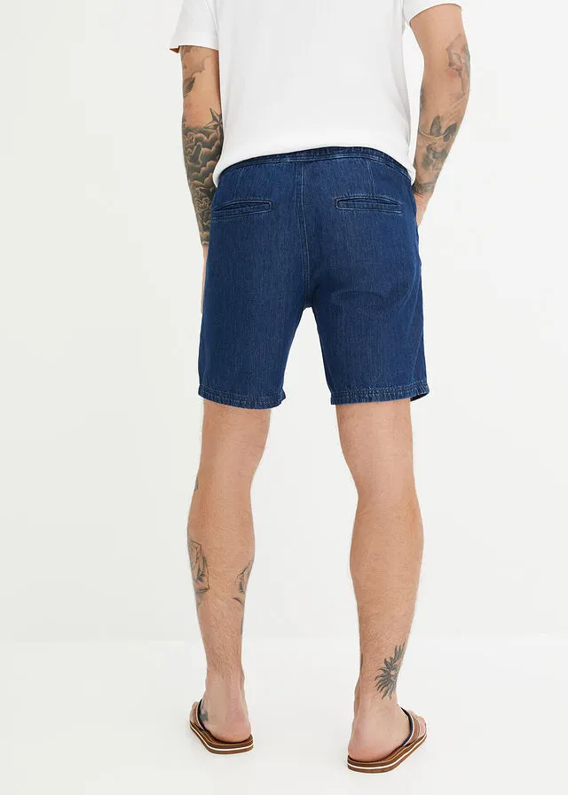 Pantalón corto vaquero Azul oscuro denim