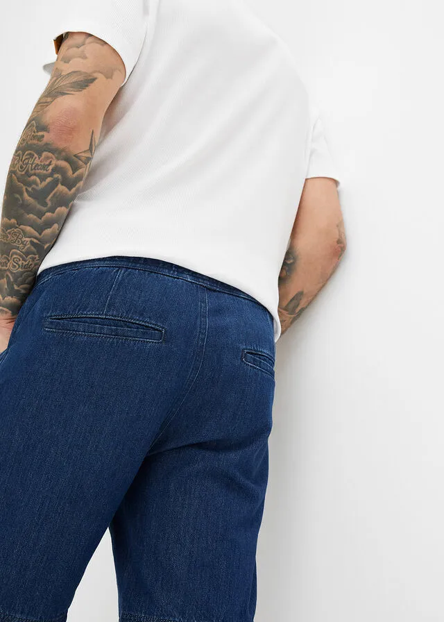 Pantalón corto vaquero Azul oscuro denim