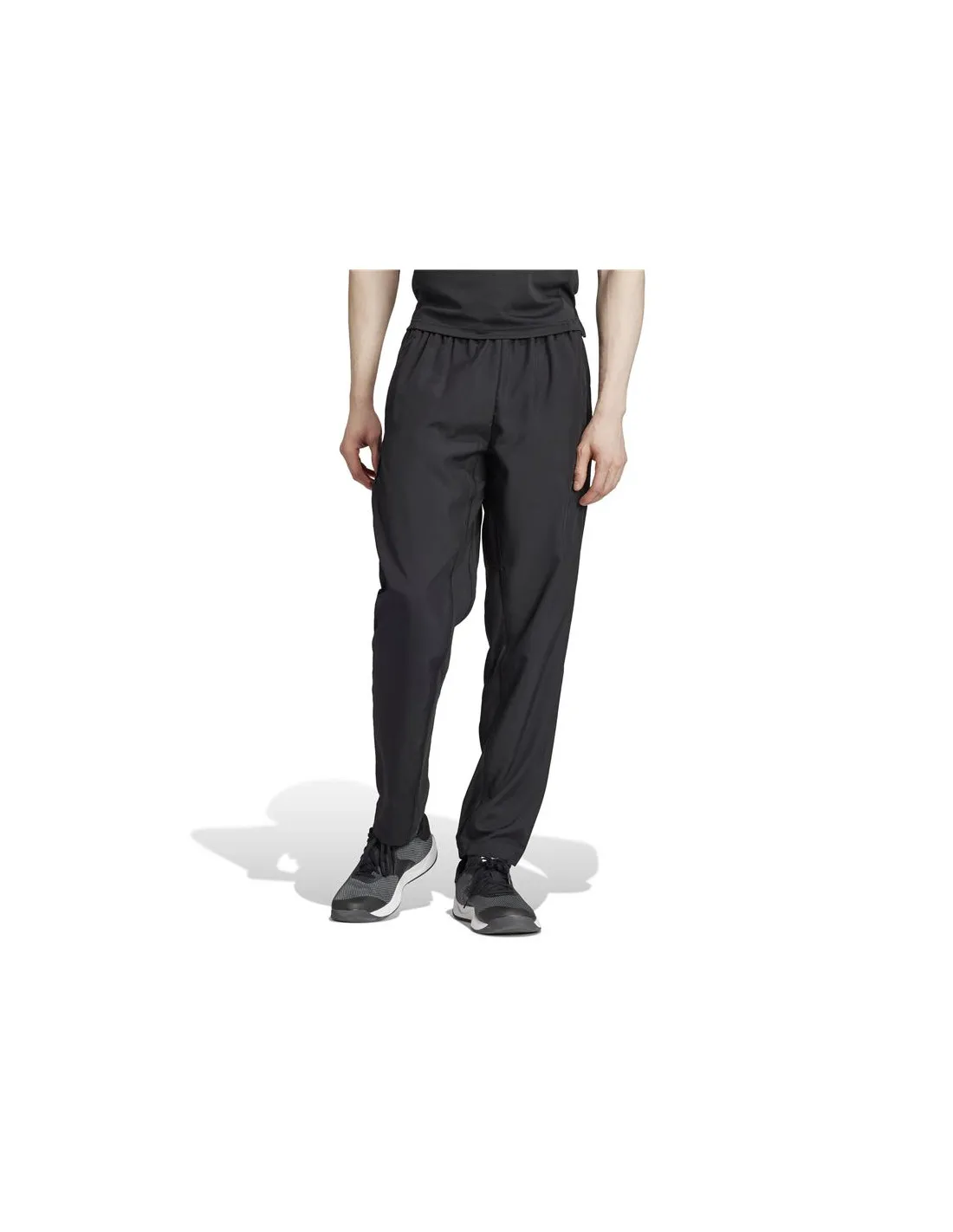 Pantalón de Fitness adidas Essentials Gym+ Woven Hombre Negro