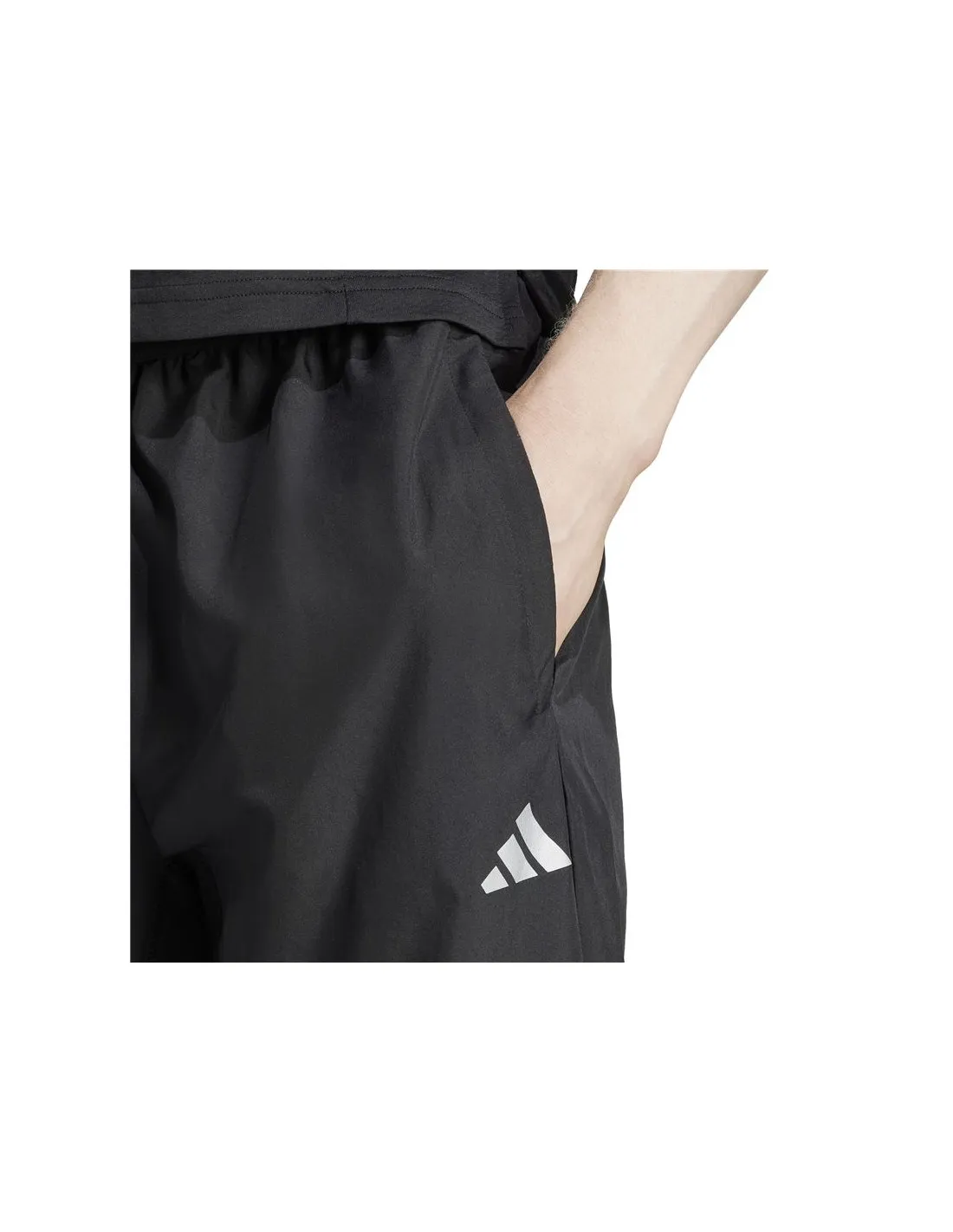 Pantalón de Fitness adidas Essentials Gym+ Woven Hombre Negro