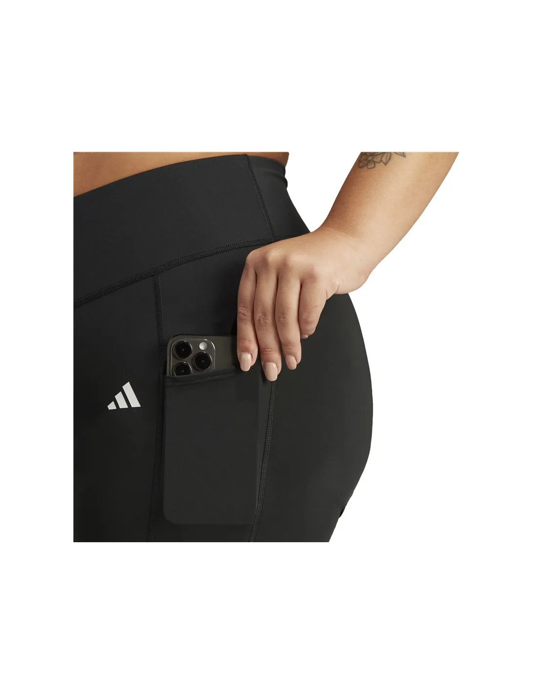Pantalón de Fitness adidas Essentials Opt St 7In Ps Mujer Negro
