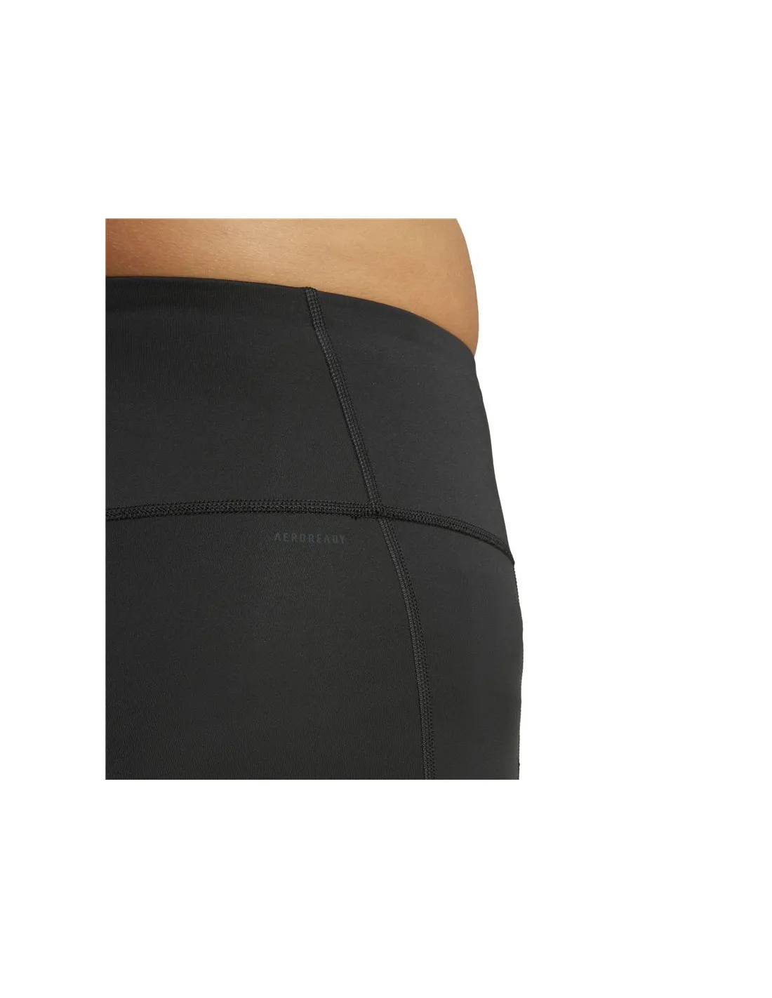 Pantalón de Fitness adidas Essentials Opt St 7In Ps Mujer Negro
