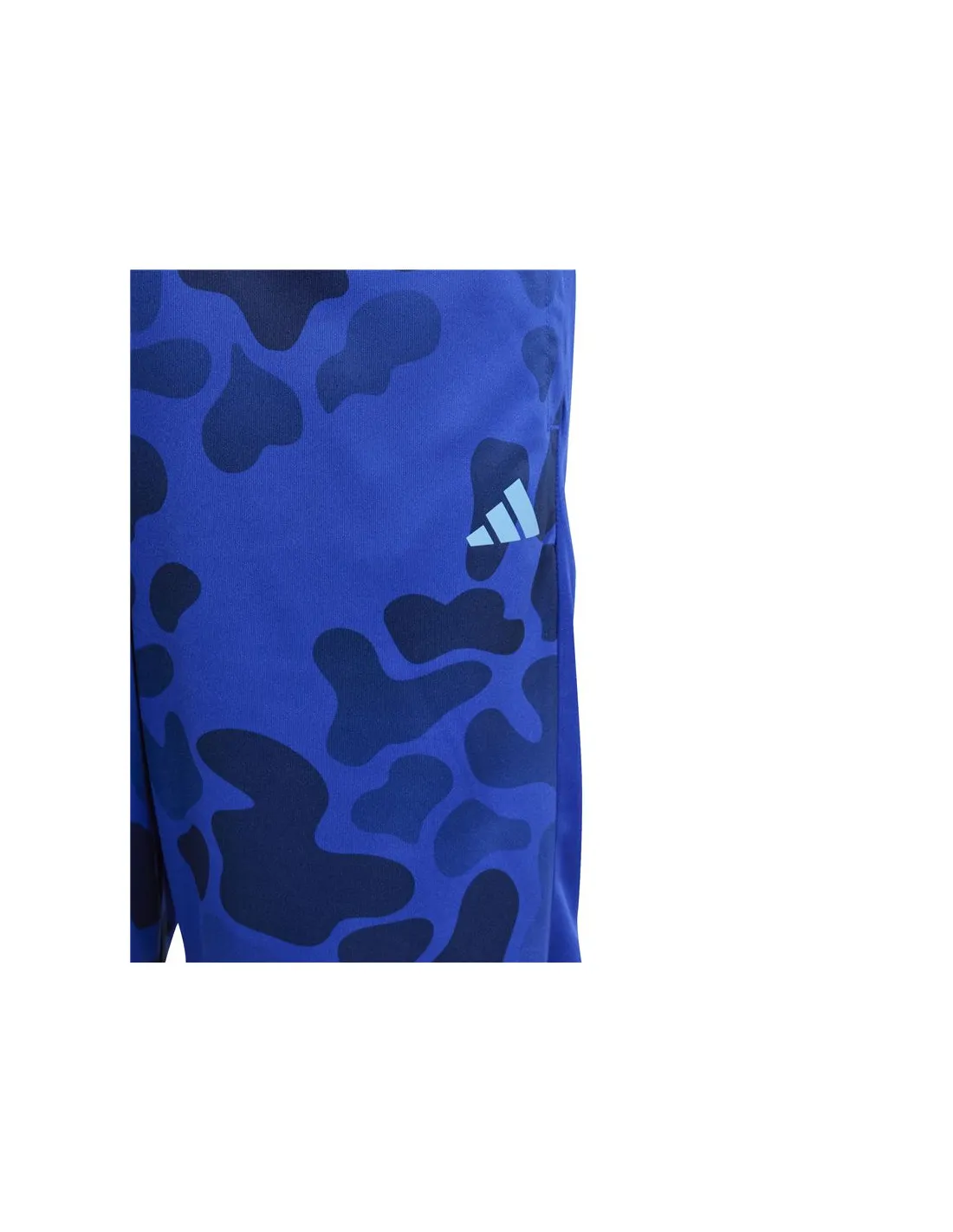 PANTALóN DE FITNESS ADIDAS ESSENTIALS TRES AOP SH INFANTIL AZUL