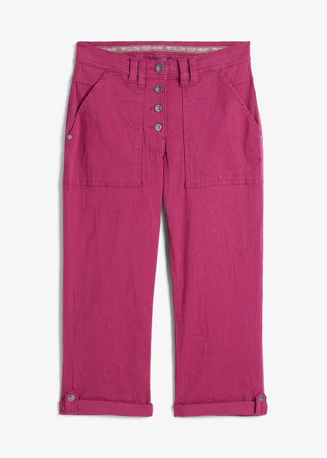 Pantalón elástico Violeta